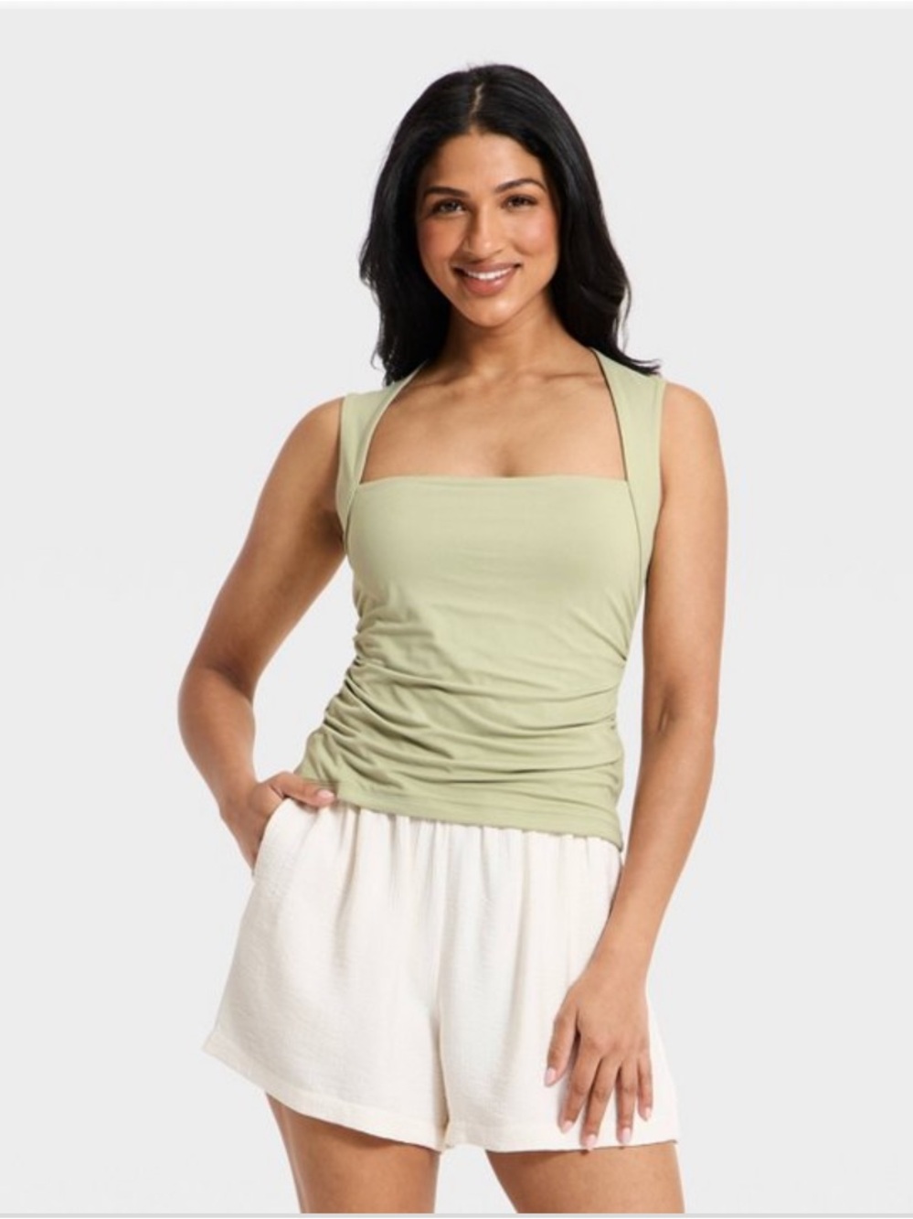 Women’s Ruched Tank Top